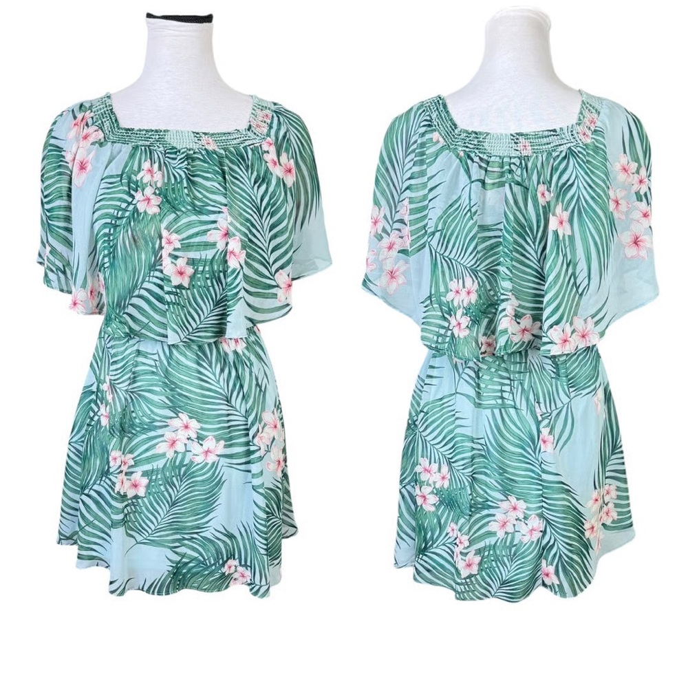 SHOW ME YOUR MUMU Hanalei Leaf Floral Print Dress